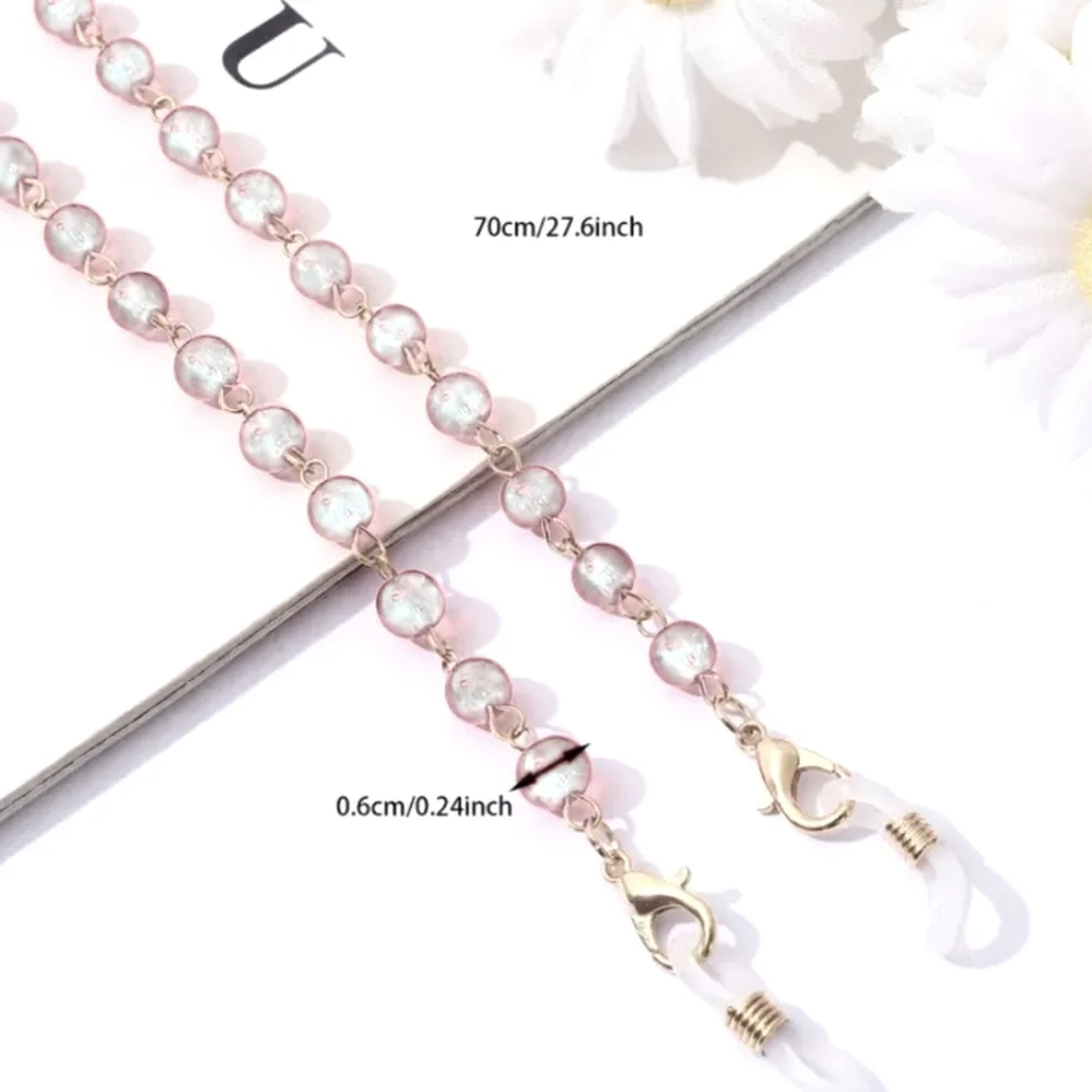 HANDCRAFTED GLASSBEAD BOHO EYEGLASS CHAIN